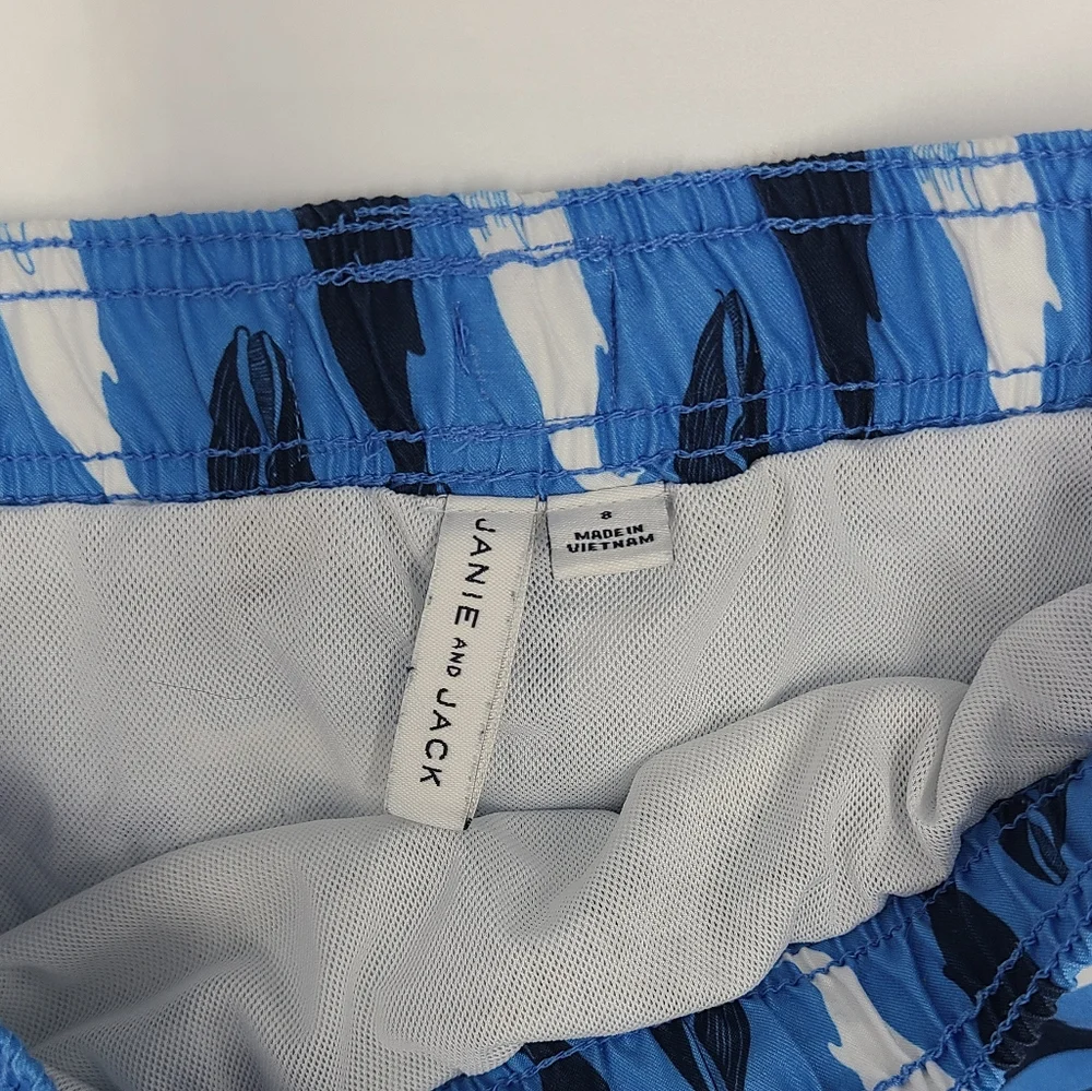 Janie and Jack whale swim trunks size 8